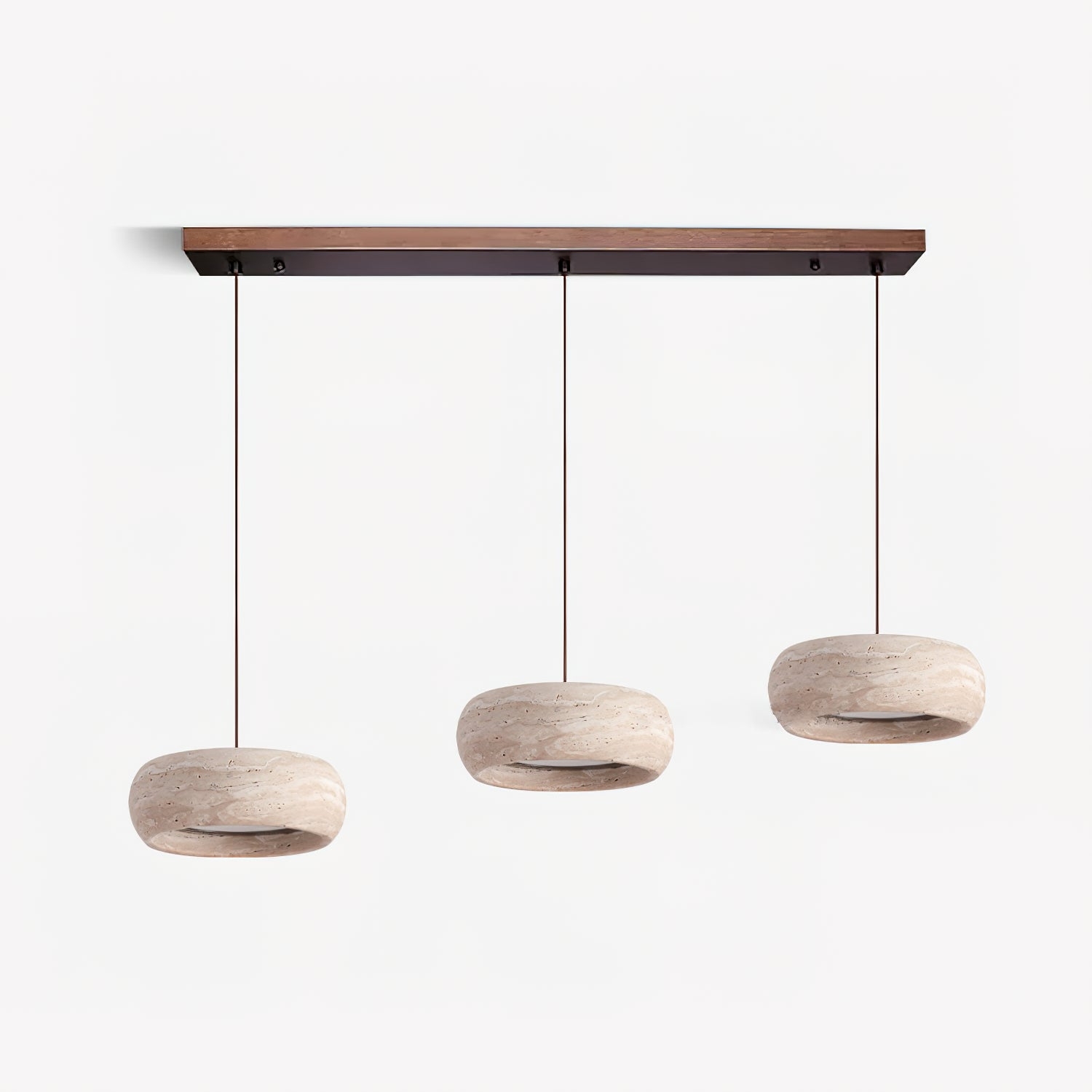 Travertine Drum Pendant Lamp T1832