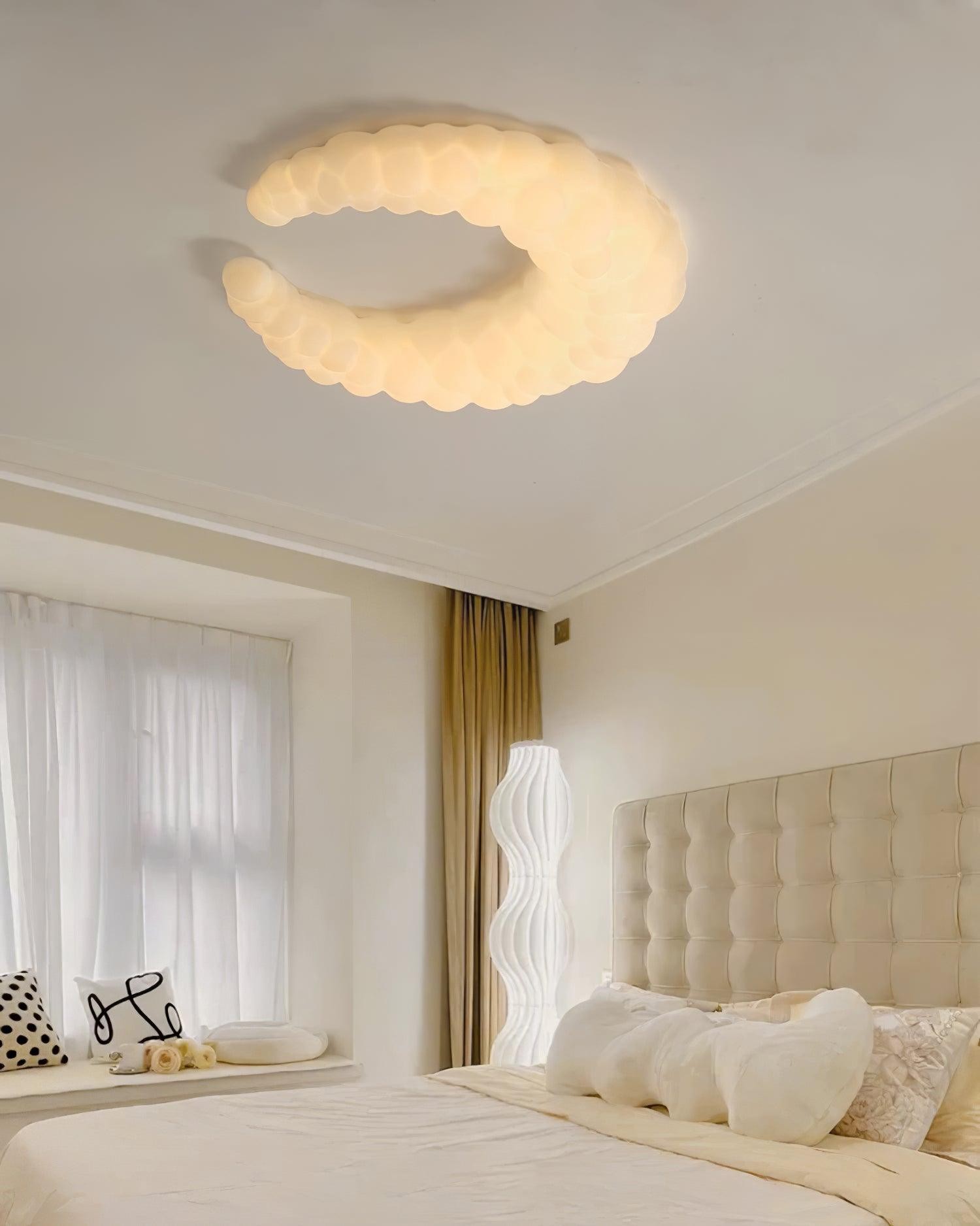 Cream Style Moon Ceiling Lamp M478