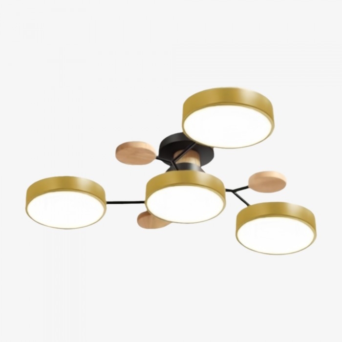 Nordic Branched Disc Metal Ceiling Lamp S117