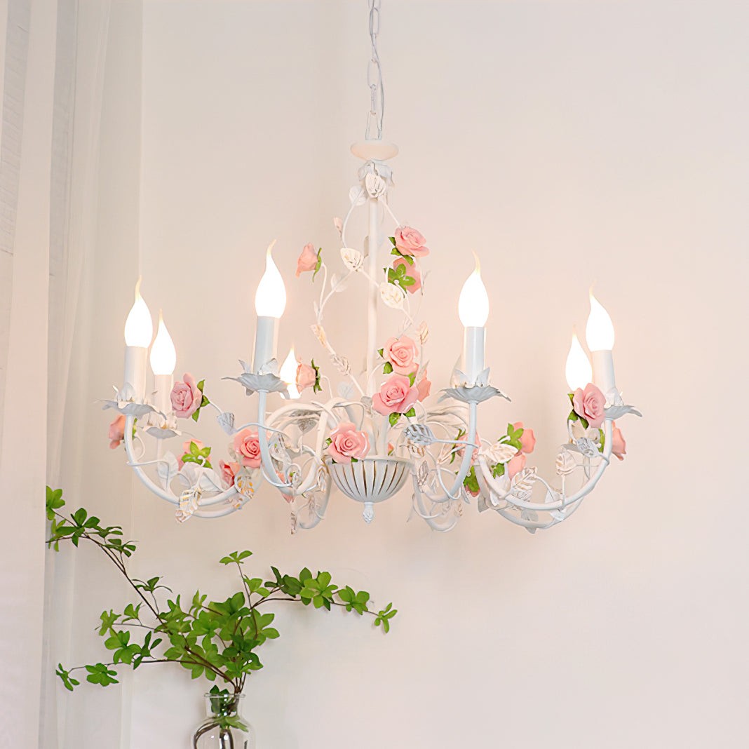 Rose Flowers Chandelier P060