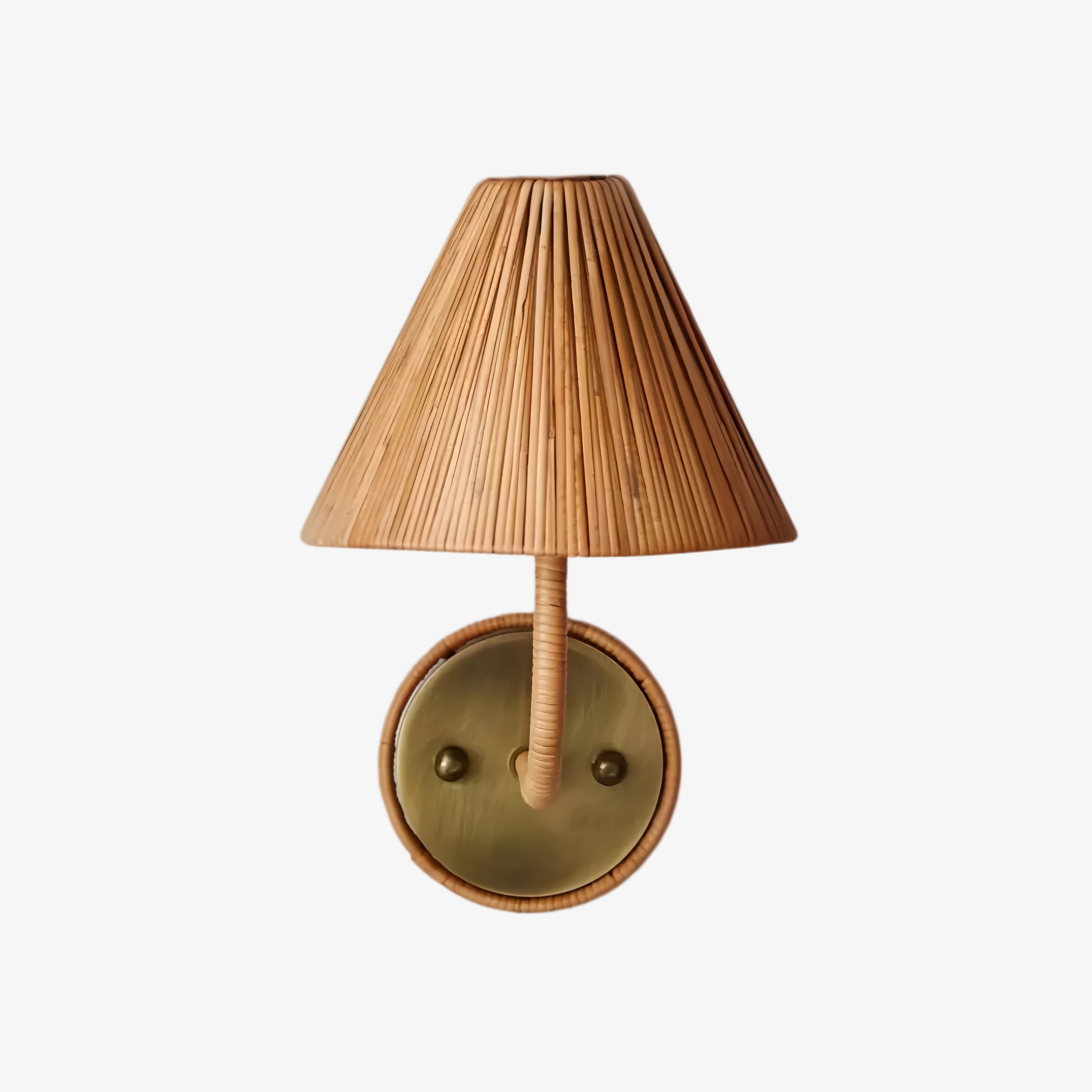 Welanery Textured Woven Look Rustic Wall Lamp - Living Room Accent Lighting T1216