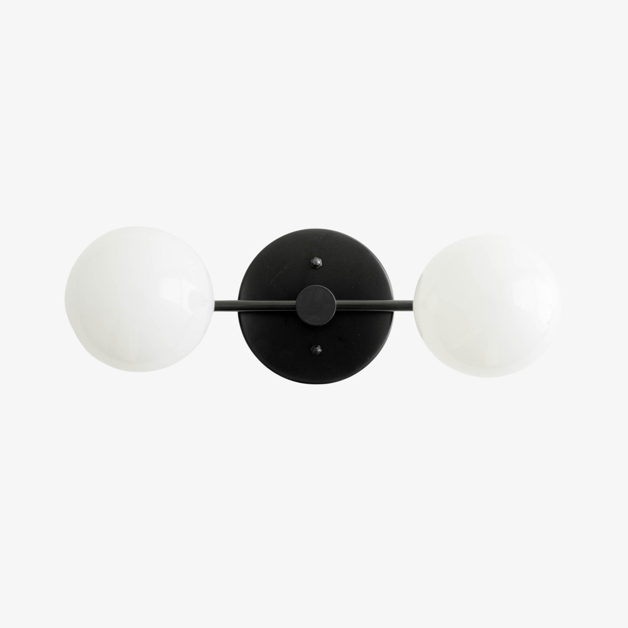 Glorica Glass Vanity Light - Modern Brass Wall Sconce for Bathroom Style T318