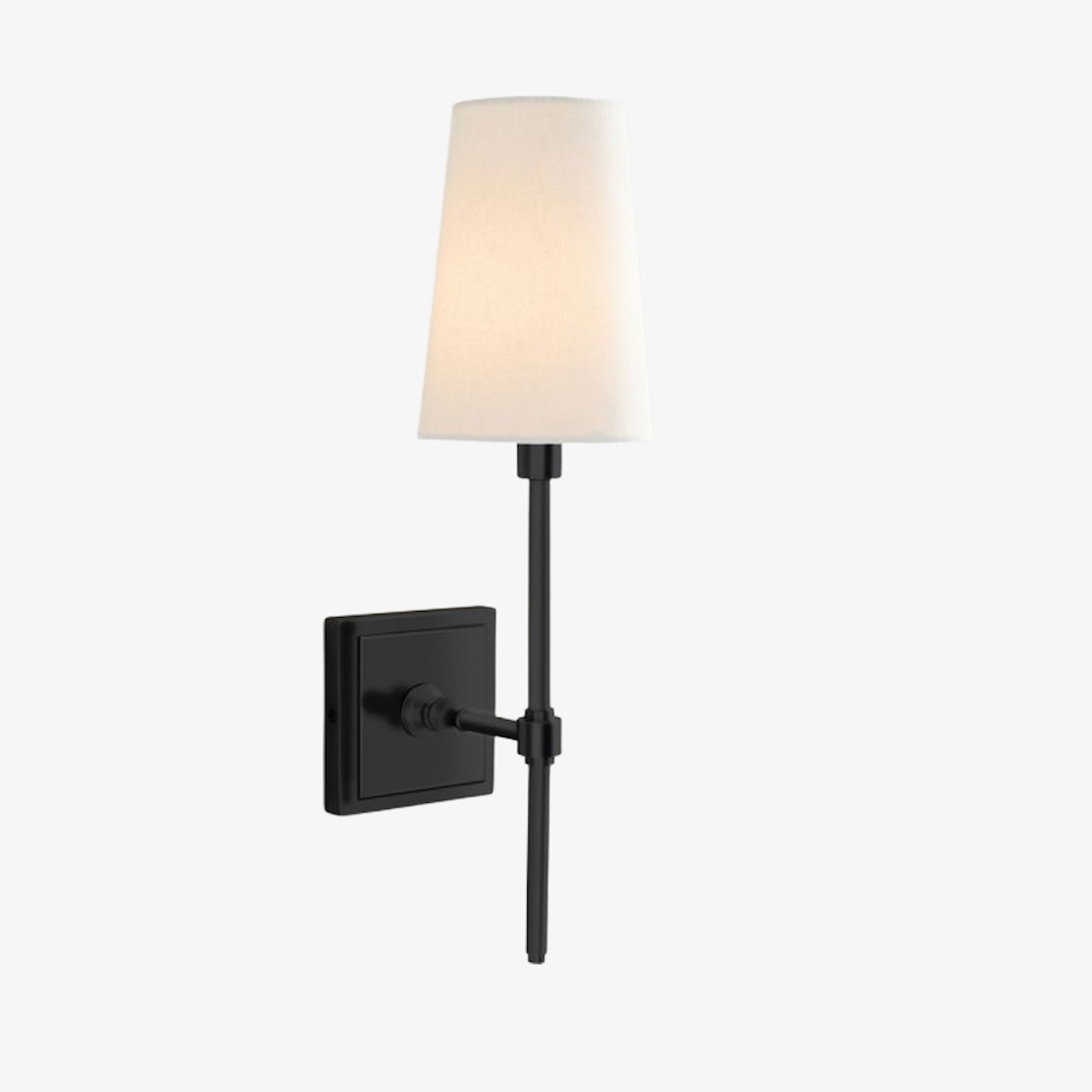 Derlina Stylish Retro Wall Lamp with White Linen Shades – Modern Industrial Design for Any Room T273