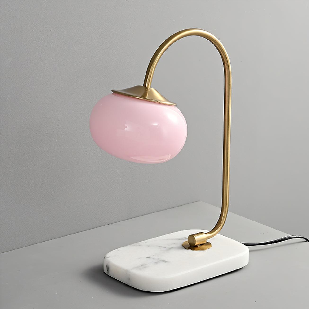 Scandinavian Cream Ball Table Lamp For Living Room M348