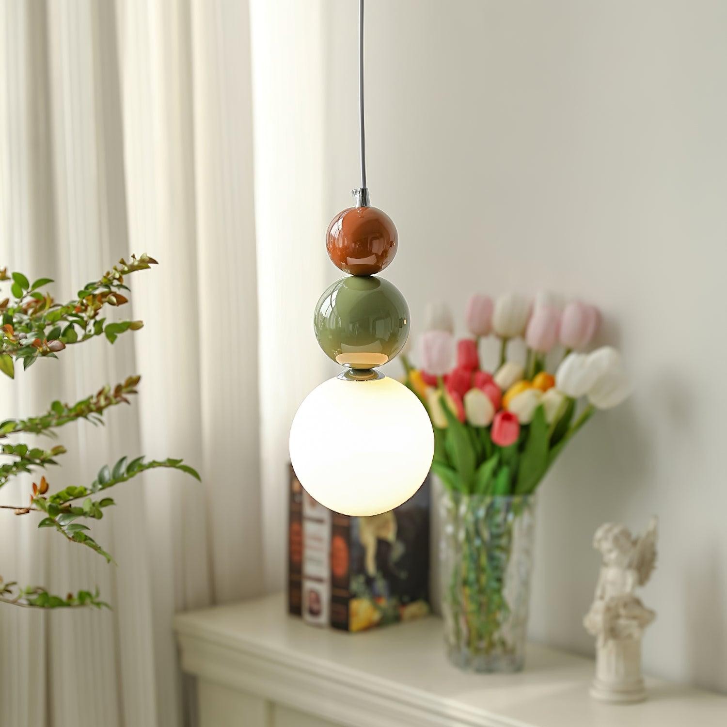 Nordic Cream Modern Simple Dot Pendant Lamp M285
