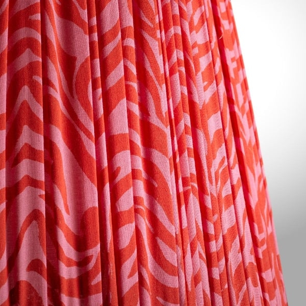 Grainora Table Lamp - Wooden Base with Fabric Shade for Living T568