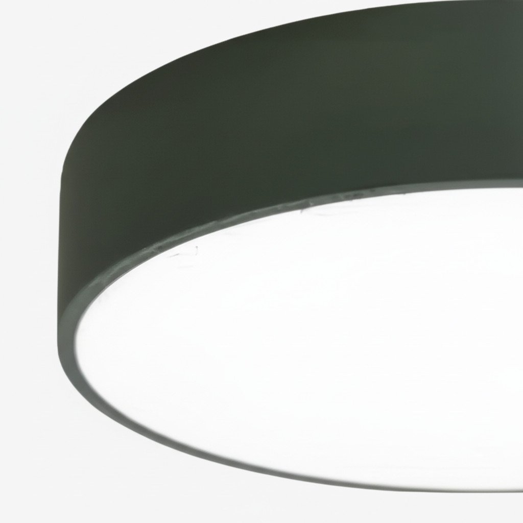 Rondi Minimalist Round LED Ceiling Light - Circular Iron Design for Living Room and Bedroom T558