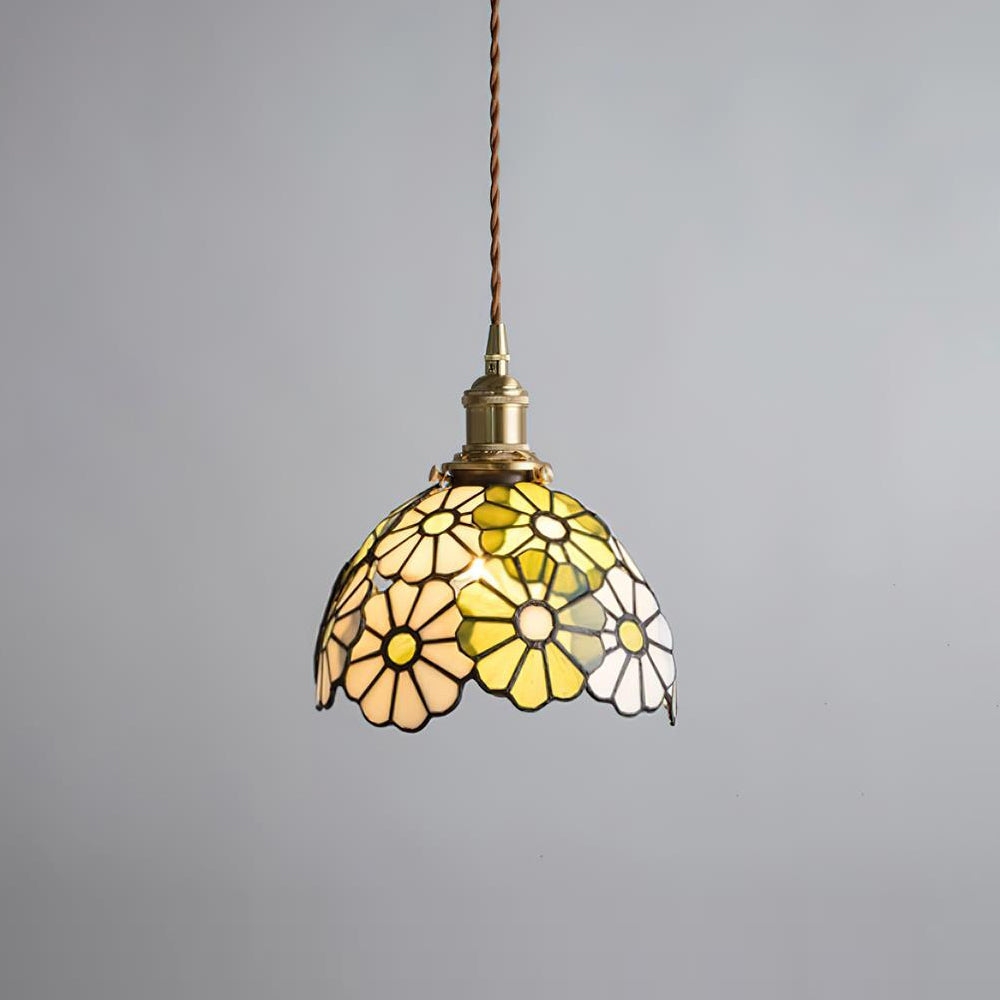 Suka Floral Plug In Pendant Lamp T1356