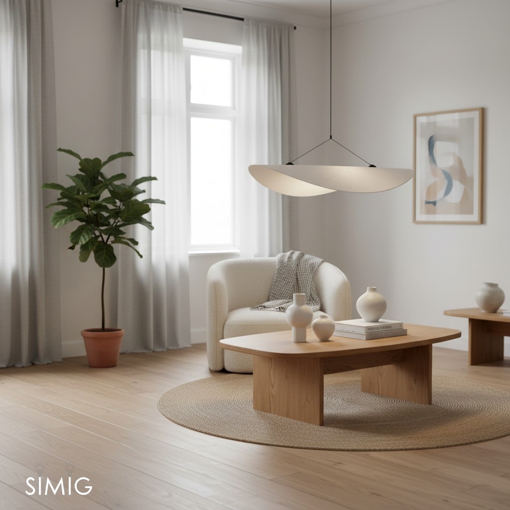 Tense Pendant Lamp - Contemporary Silk Design for Dining Area S51