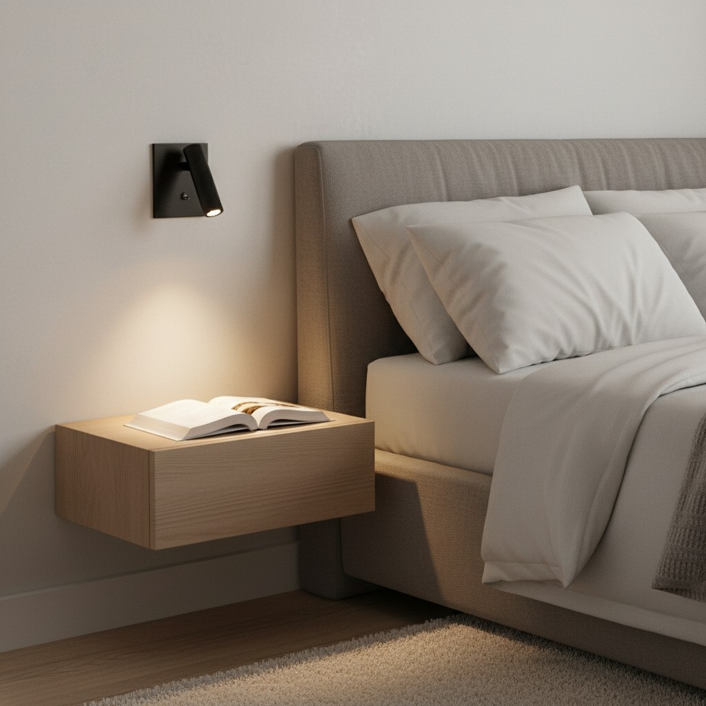 Slimlux Rotating Head LED Wall Sconce - Modern Minimal Wall Light for Bedroom T1164