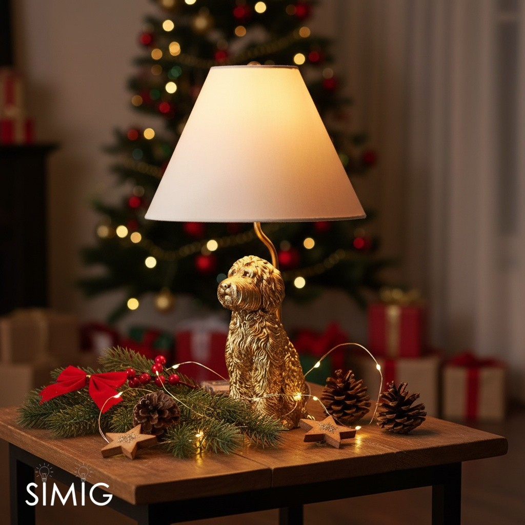 Pawdia Decorative Table Lamp – Cute Animal Design for Bedroom T195