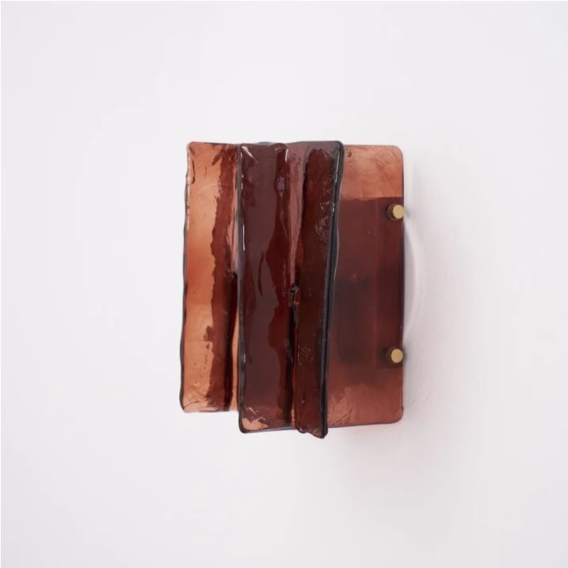 Lumiridge Wall Lamp - Modern Metal and Glass for Bedroom T572