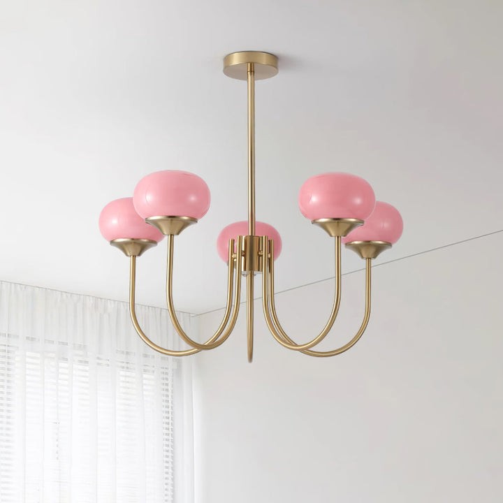 Bauhaus Glass Ball Marshmallow Chandelier S200