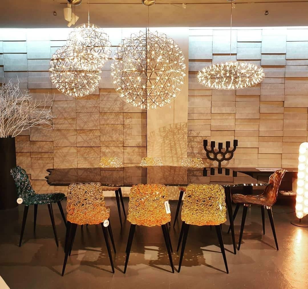 Silver Spark Ball Pendant Light T204