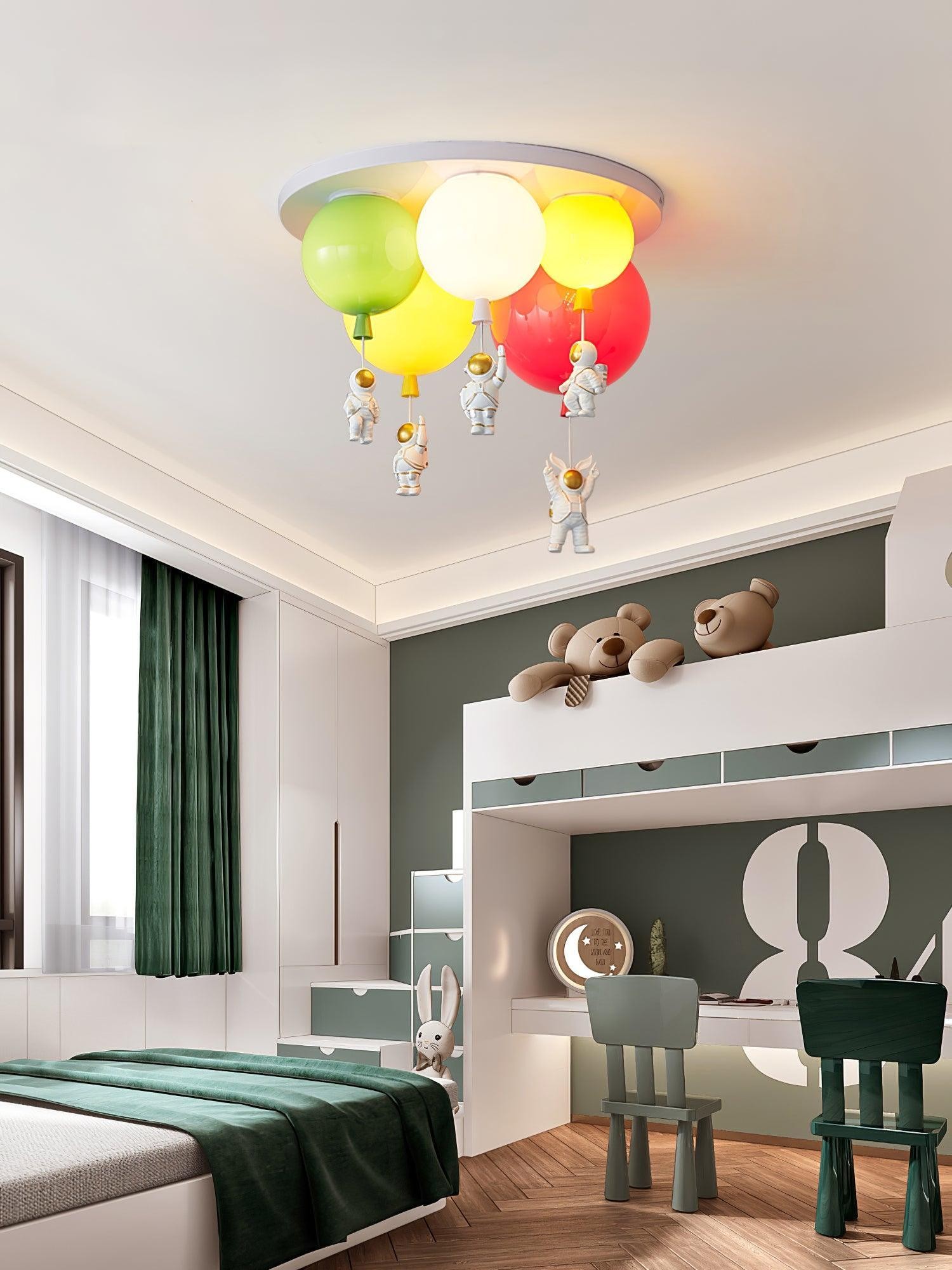 Astronaut Glossy Balloon Ceiling Lamp M390