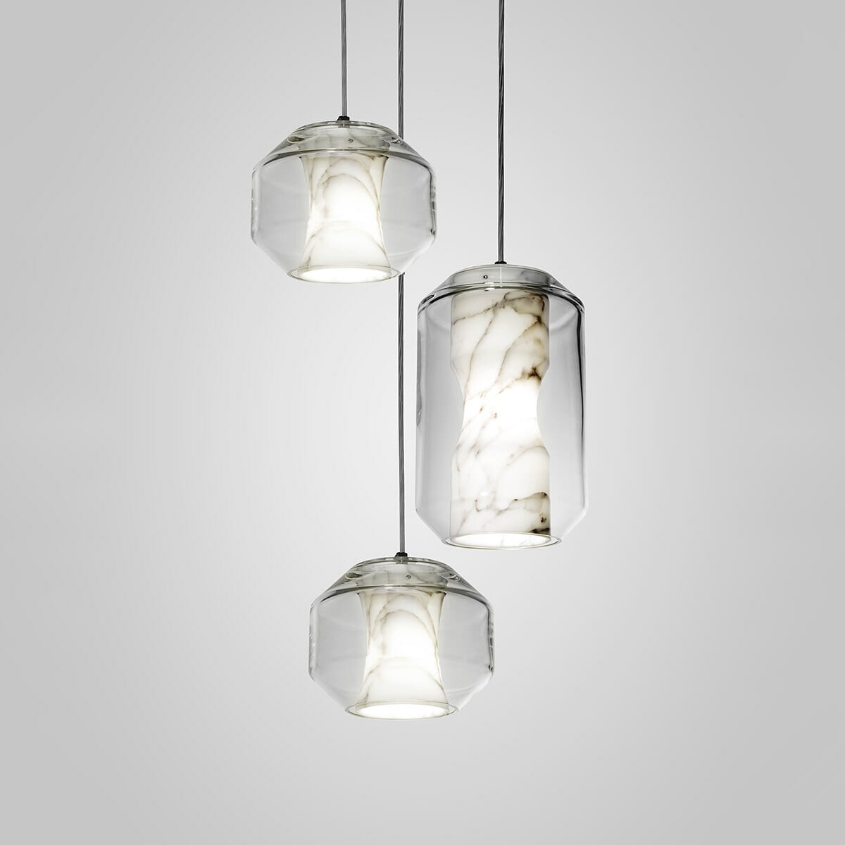Glass Alabaster Pendant Lamp T1668