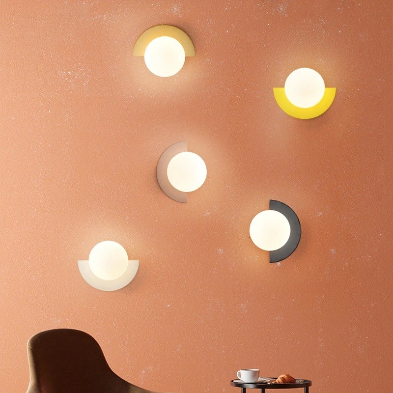 Colourful Ambient Wall Sconce - Decorative Indoor Light Fixture S149