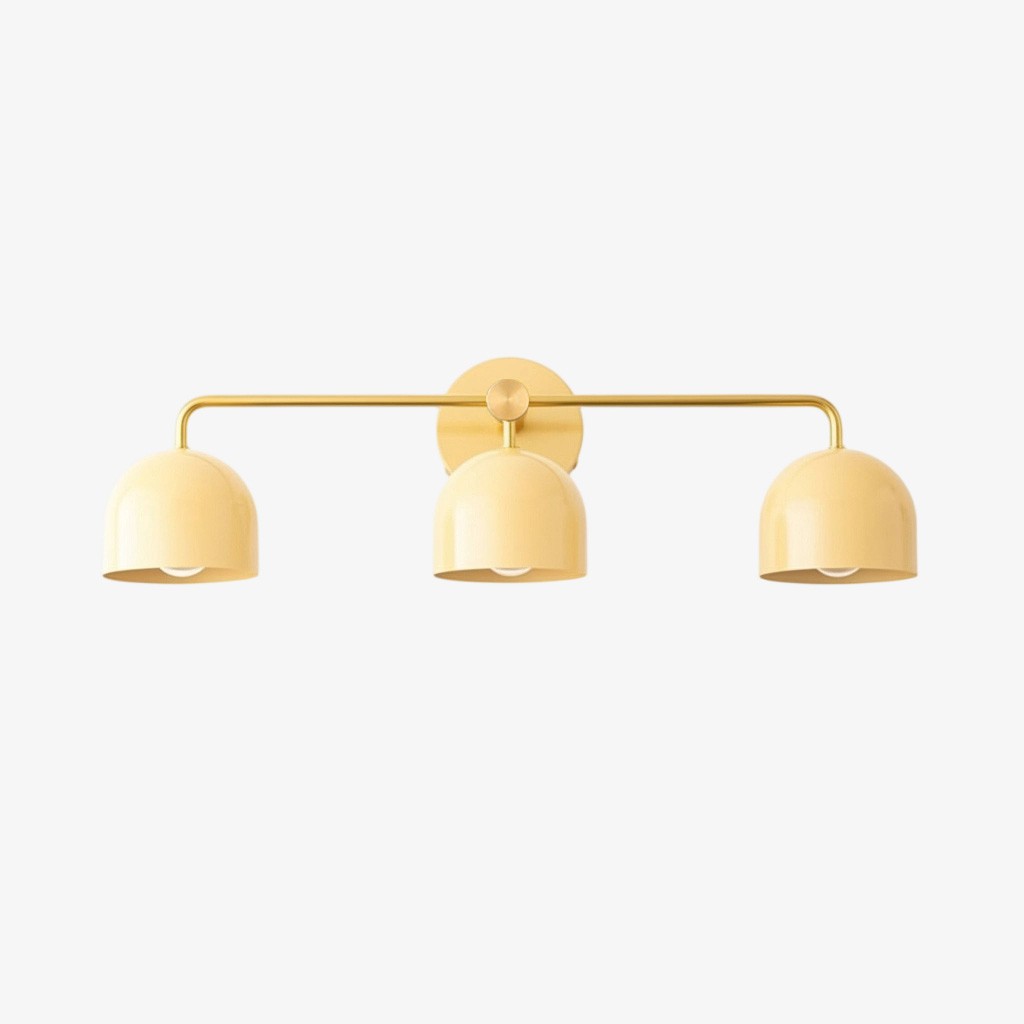 Metio Dome Farmhouse Wall Lamp - Metal Bathroom Mirror Sconce Light T450
