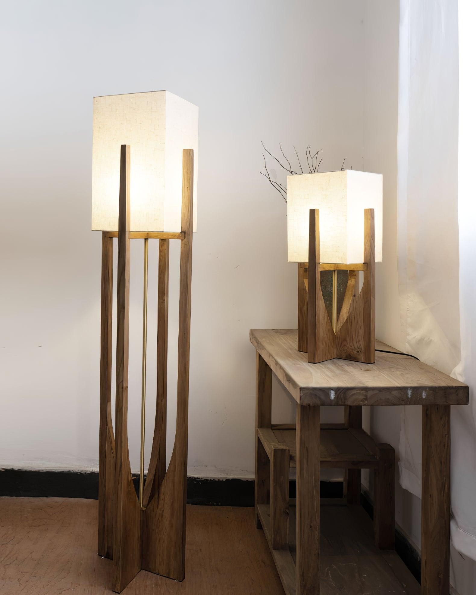 Vintage Wabi Style Floor Lamp M281