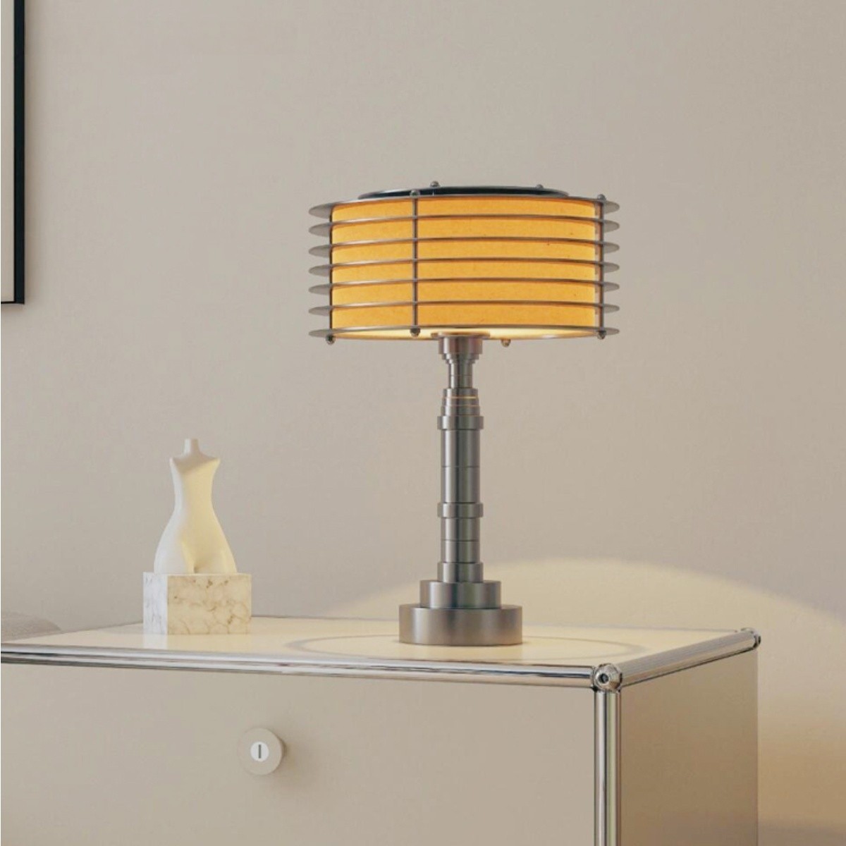 Modern Layered Lamps in Stainless Steel – Table & Floor Options S257