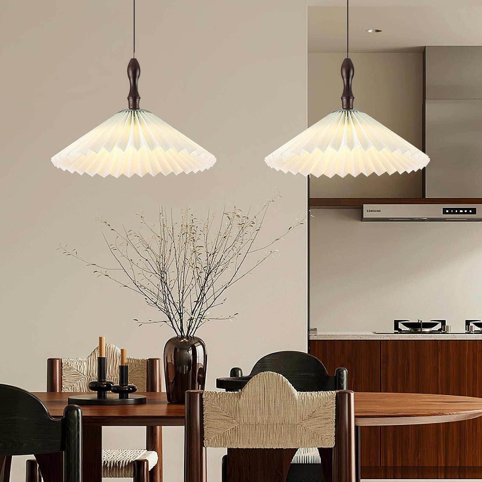 Simple White Flower Paper Pendant Lamp M552