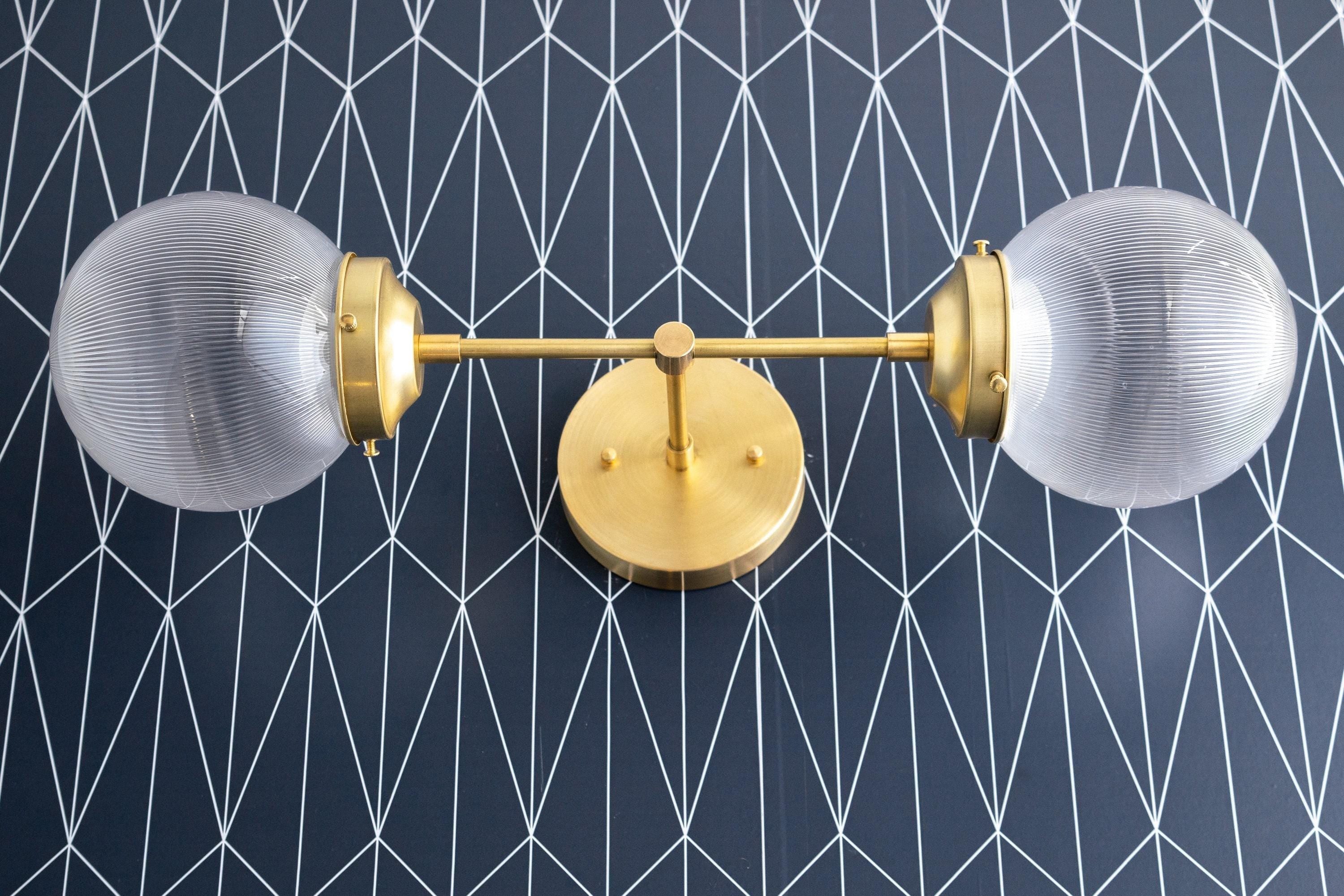 Lumio Globe Versatile Vanity Sconce - Dimmable Light for Bathroom and Hallway Use T353
