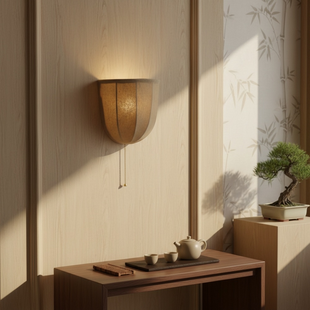 Fablune Indoor Wall Lamp - Modern Ambient Fabric Lighting for Home T1174
