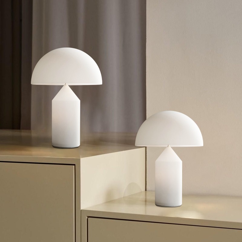 HaloVell Table Lamp Sculptural Dome - Modern Bedroom Lighting