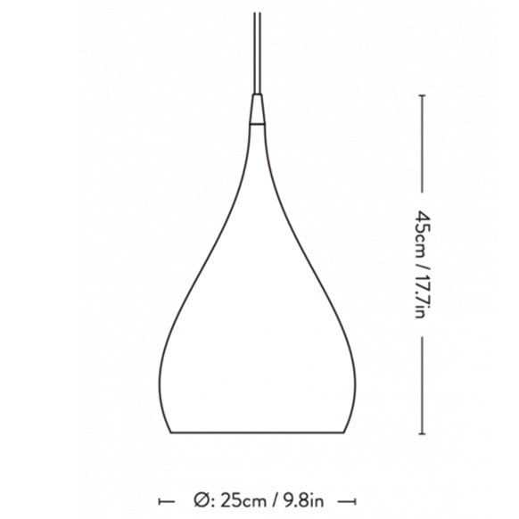 Spinning BH1 Pendant Light