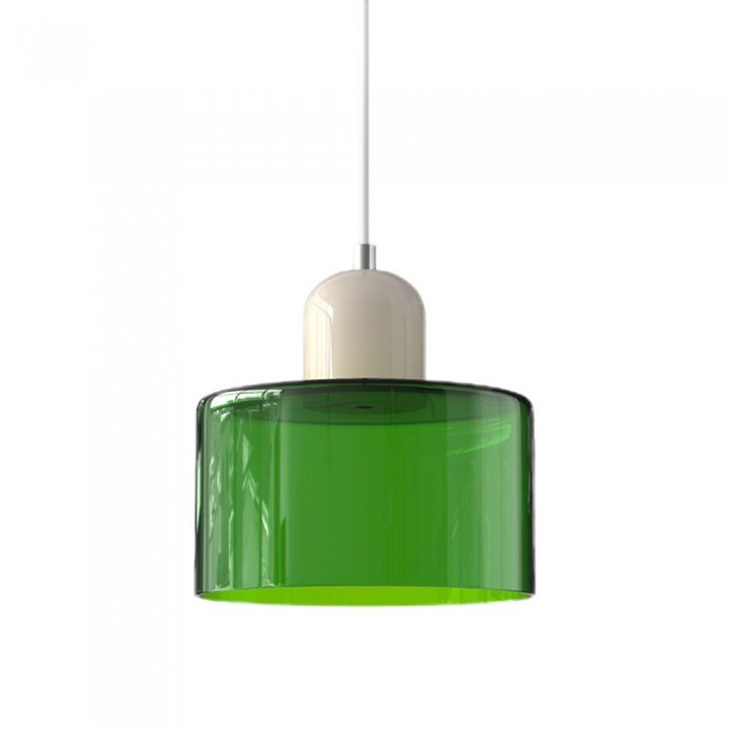Nordic Morandi Cylinder Glass Pendant Light S66