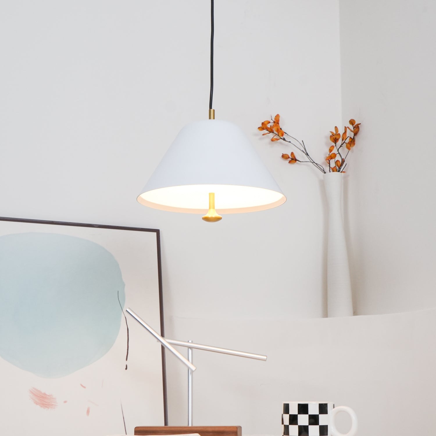 Metal Pear Pendant Lamp M144