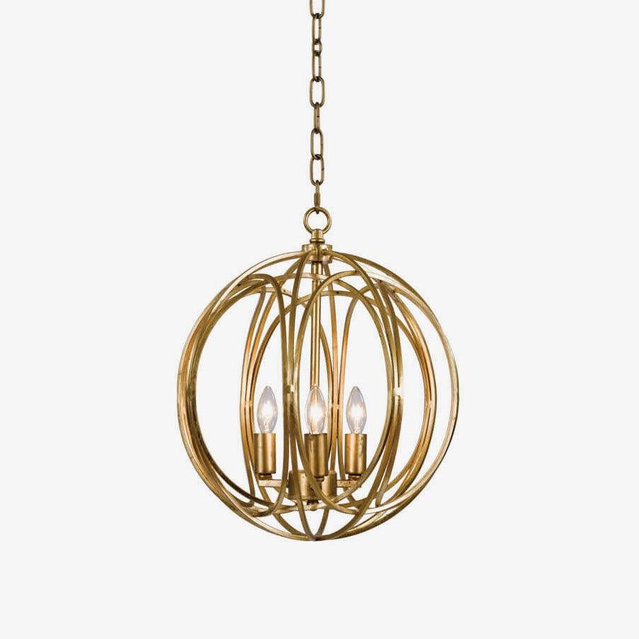 Hollow Metal Line Retro Pendant Light M526