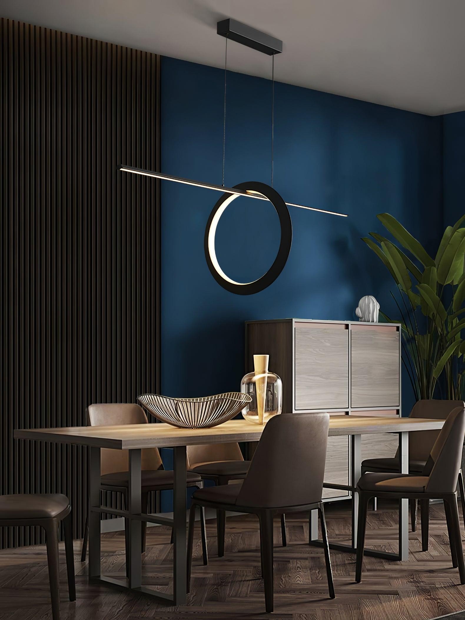 Minimalist High-End Geometric Line Pendant Light M445