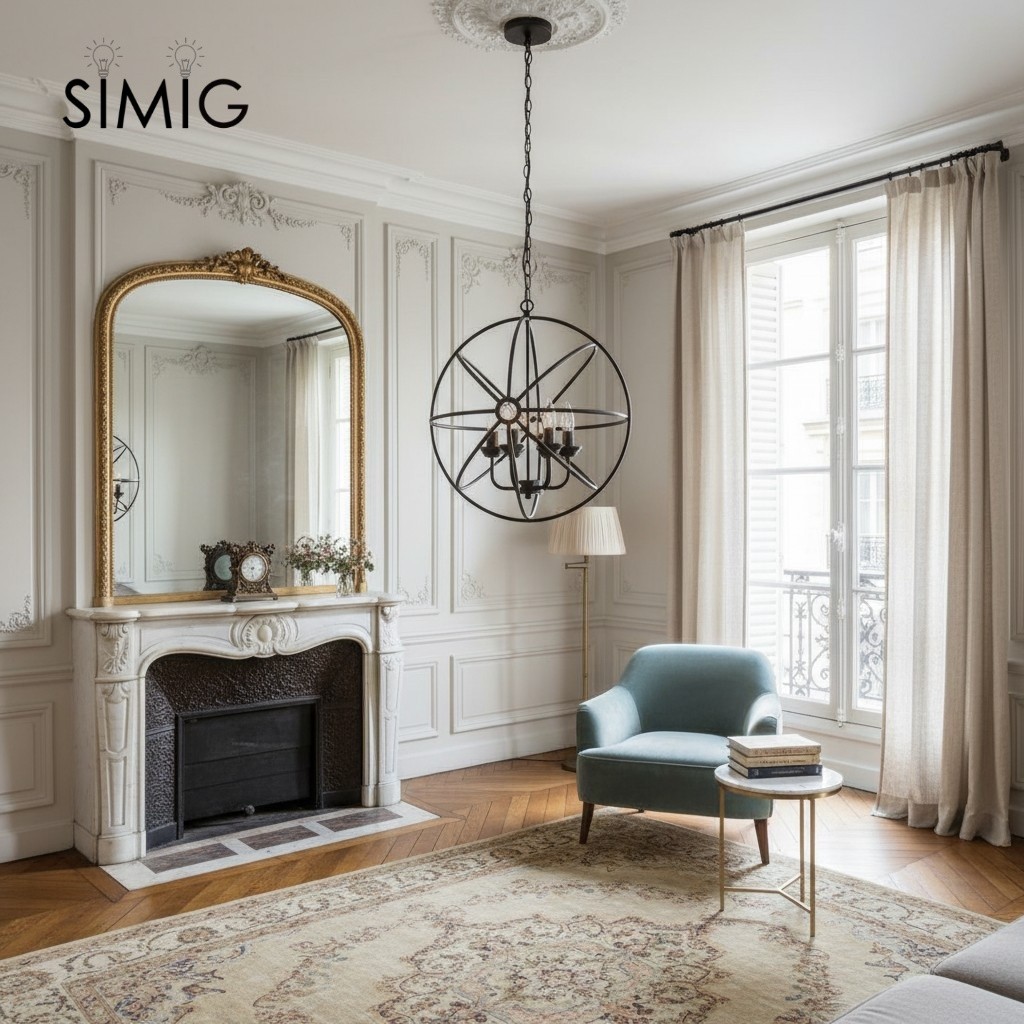 Globe Candle Chandelier