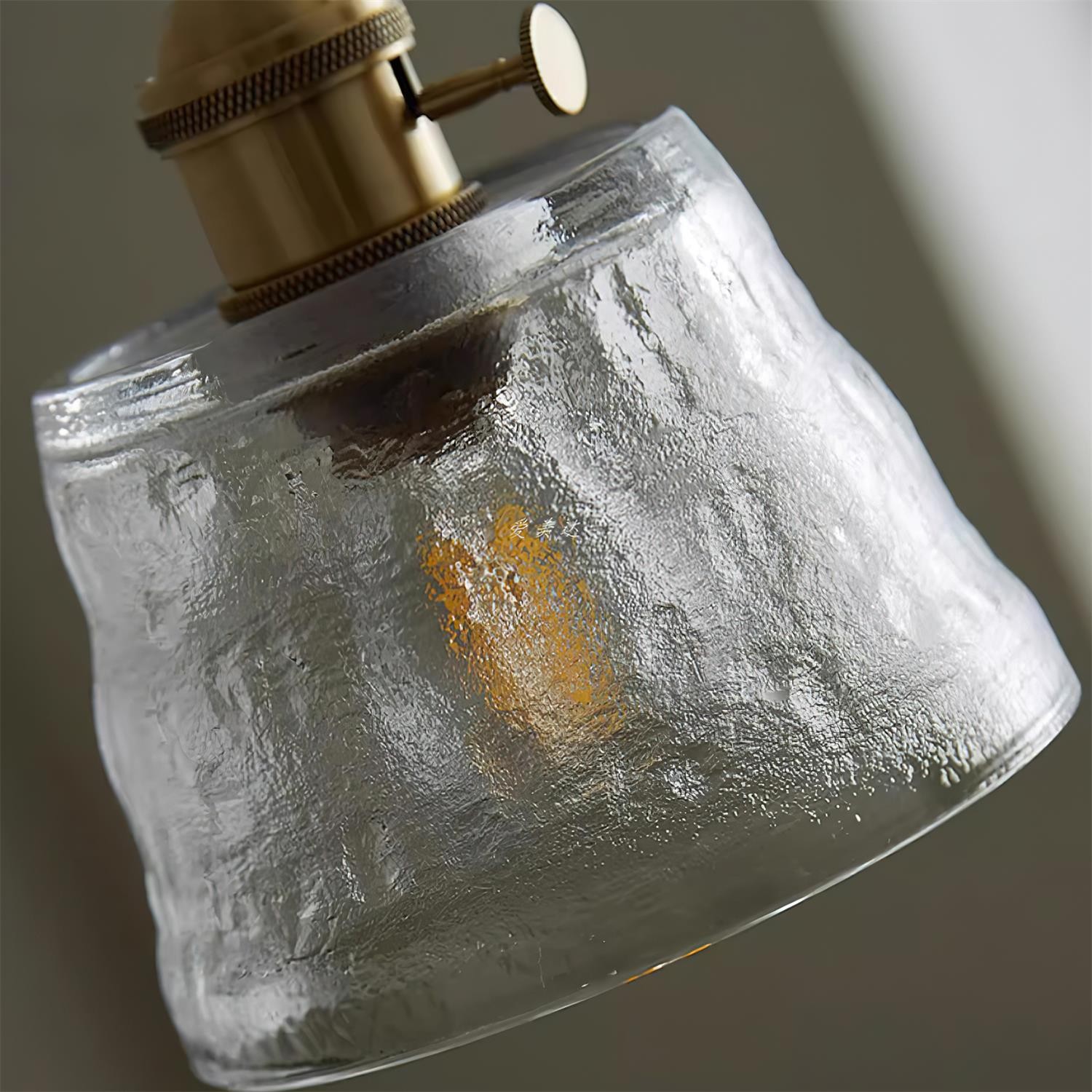 Retro Small Cup Glass Pendant Lamp M174