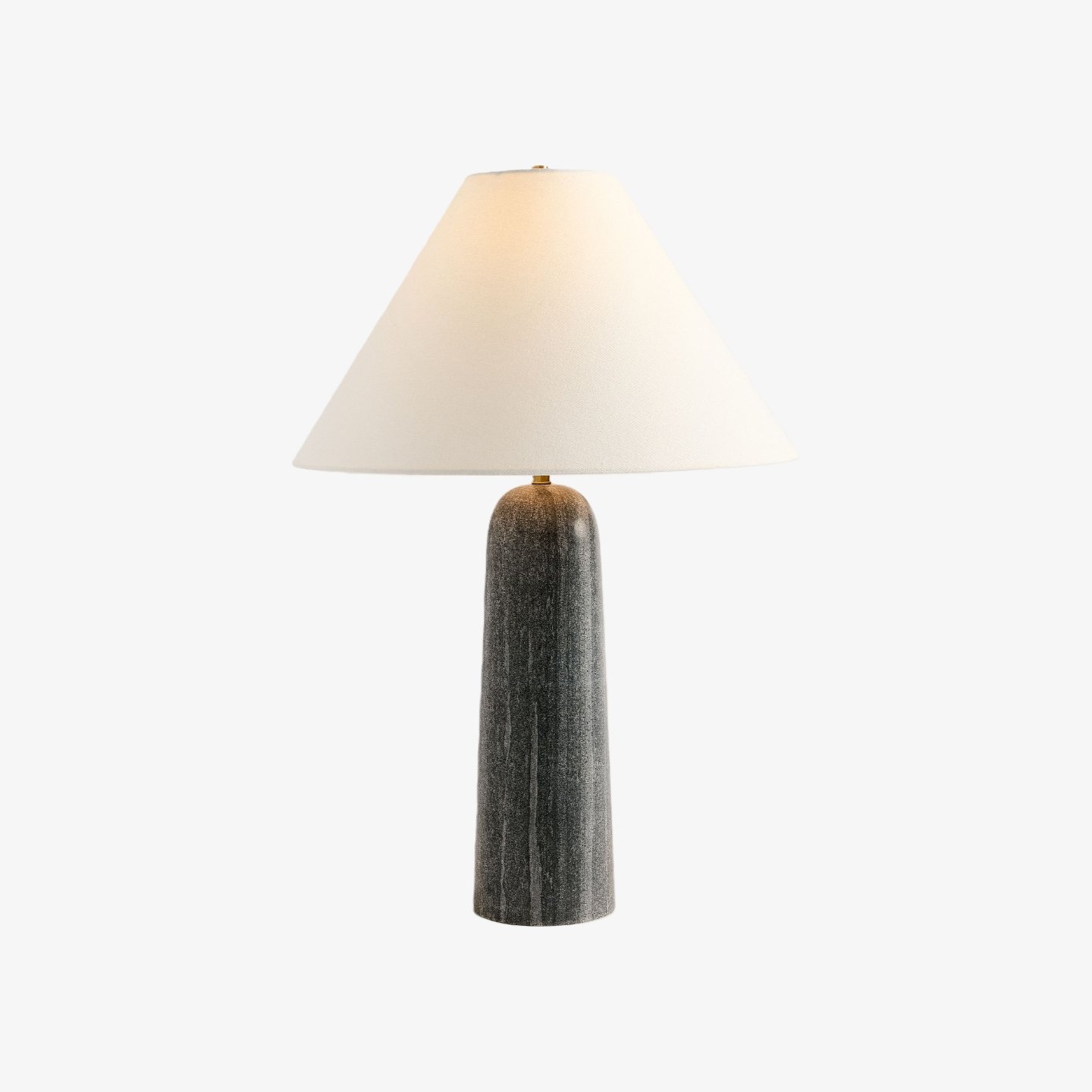 Albi Marble Table Lamp – Sleek Metal Frame and White Fabric Shade T617