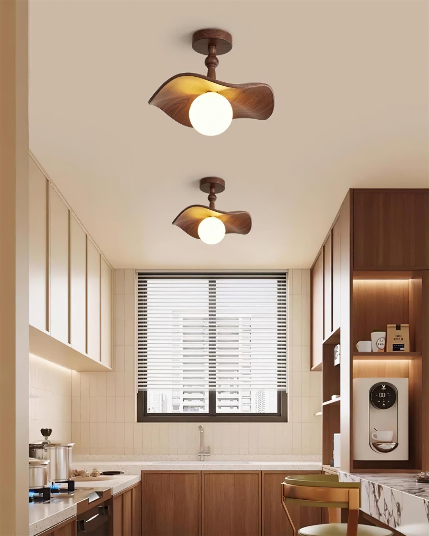 Nordic Wood Grain Ceiling Light P070