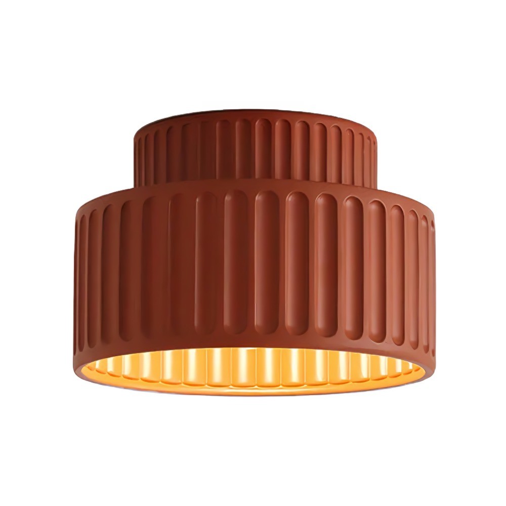 Modern Solid Color Recessed Resin Ceiling Lamp S177