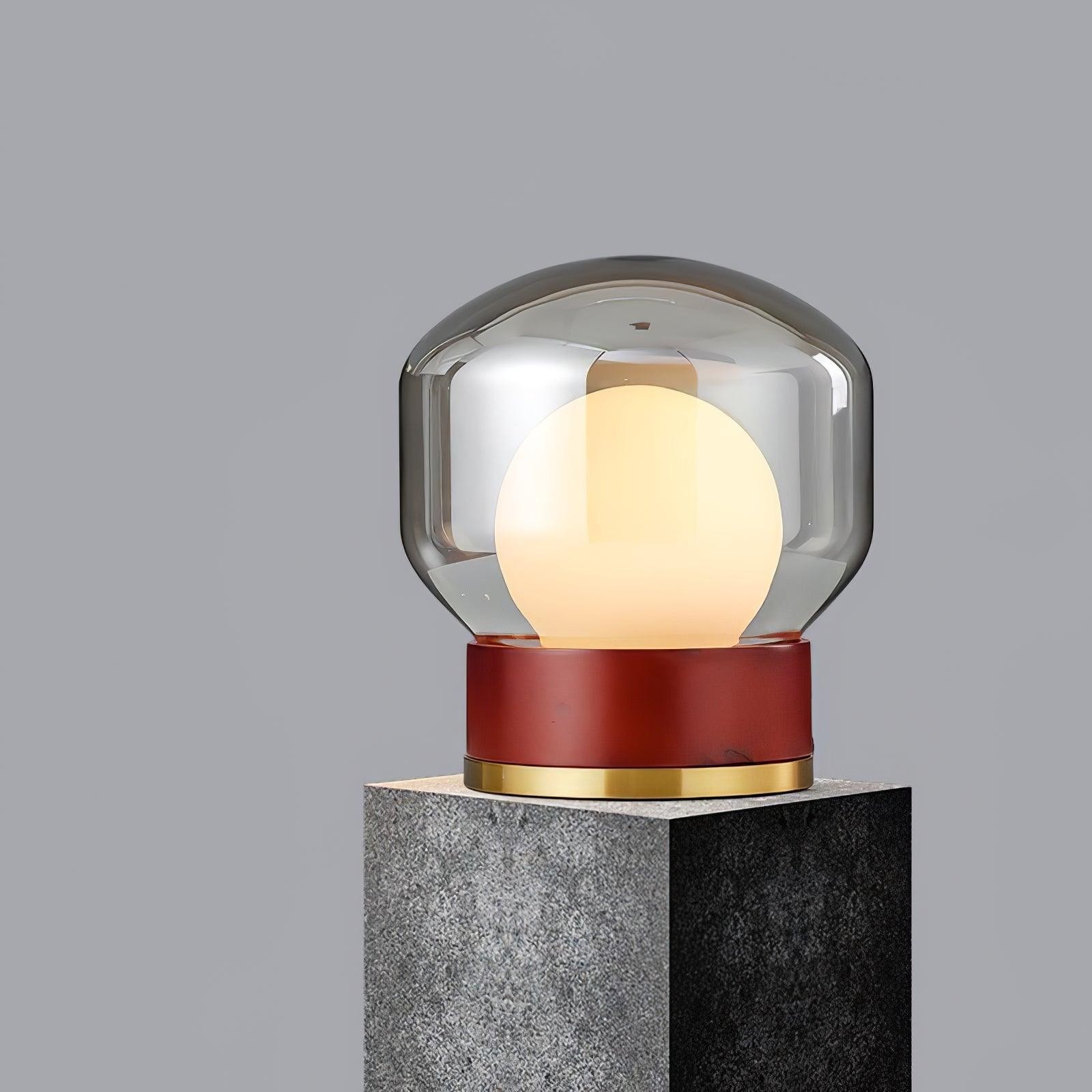 Simple Creative Wood Orb Table Lamp M423