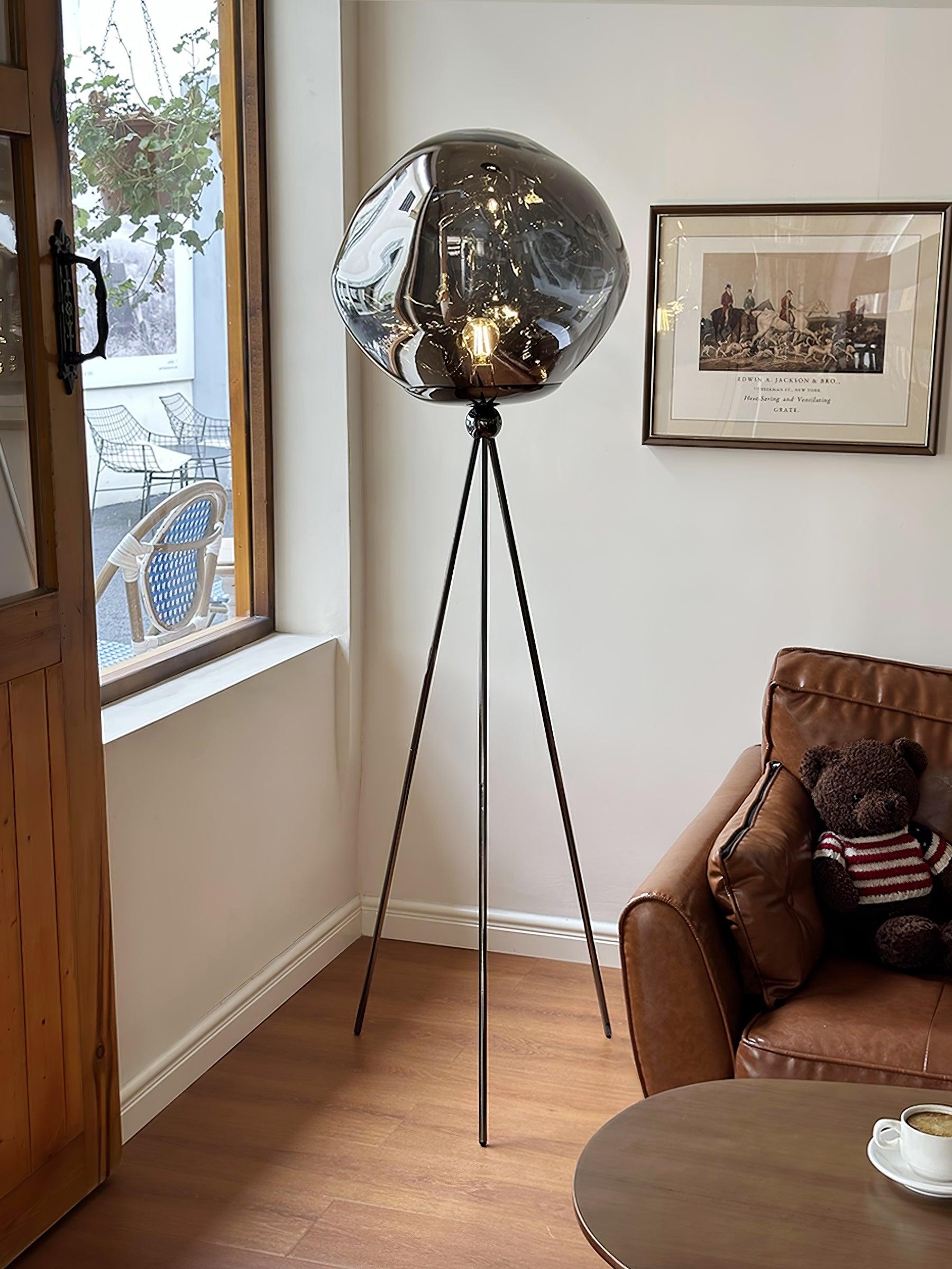 Tripod Irregular Lava Floor Lamp M216