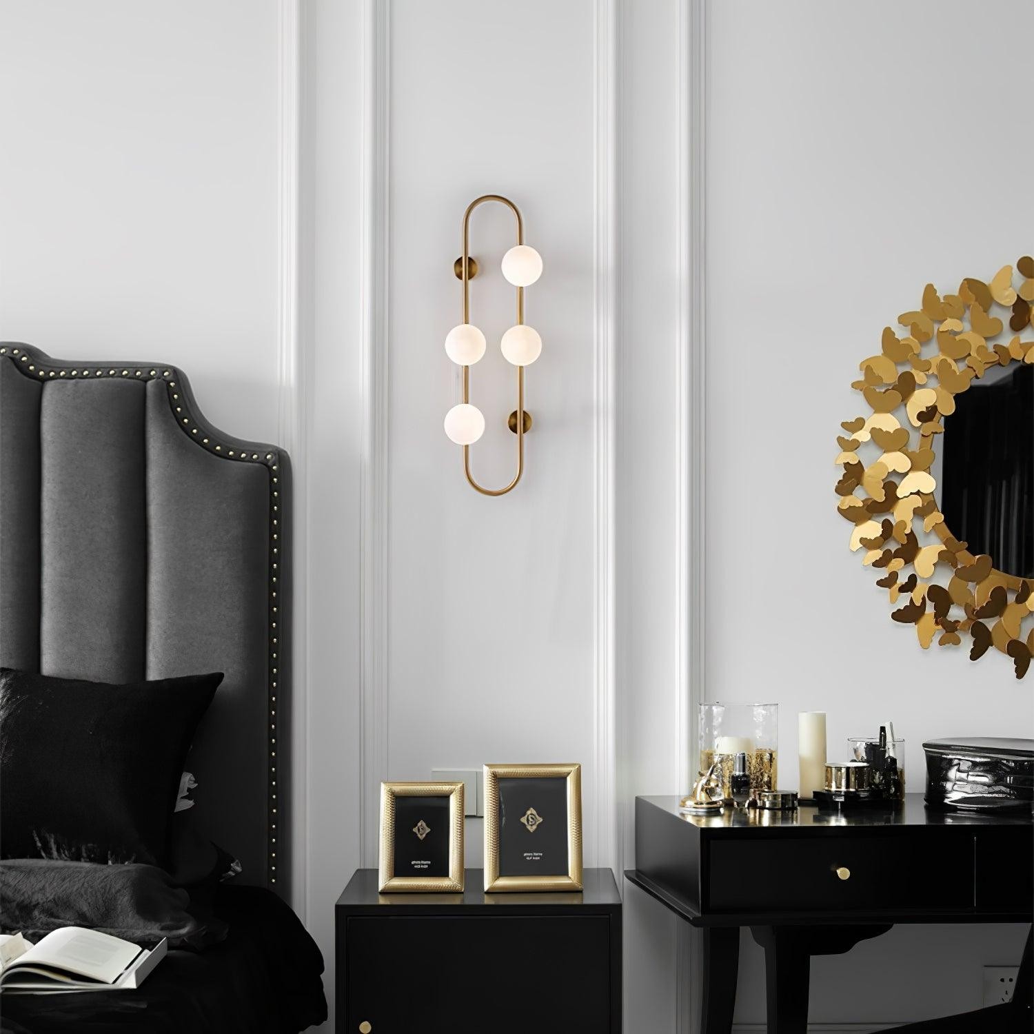 Nordic Modern Geometric Glass Globe Wall Lamp M468