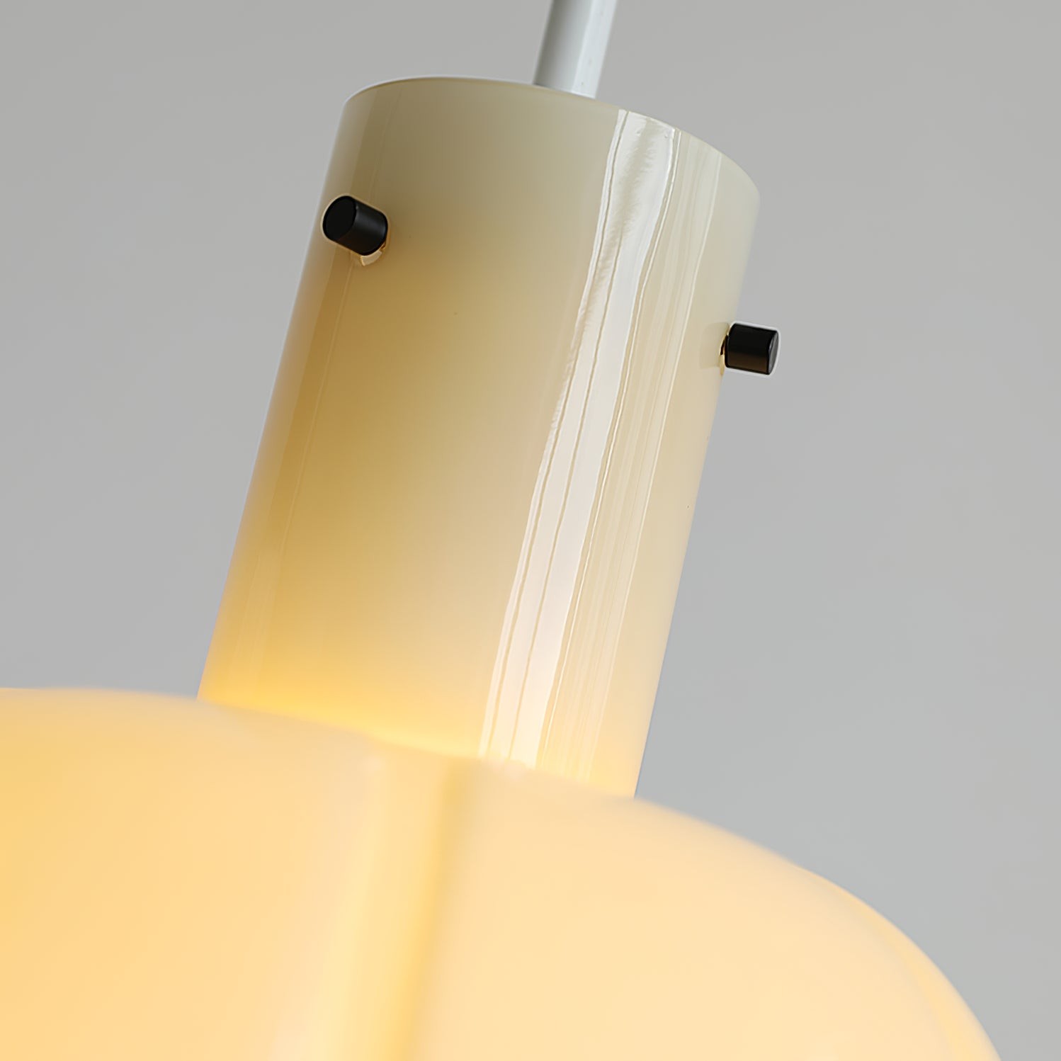 French Pastoral Style Petal Glass Pendant Light M23