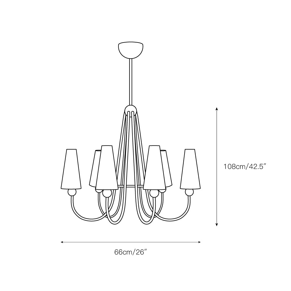 Mavis Chandelier T1727