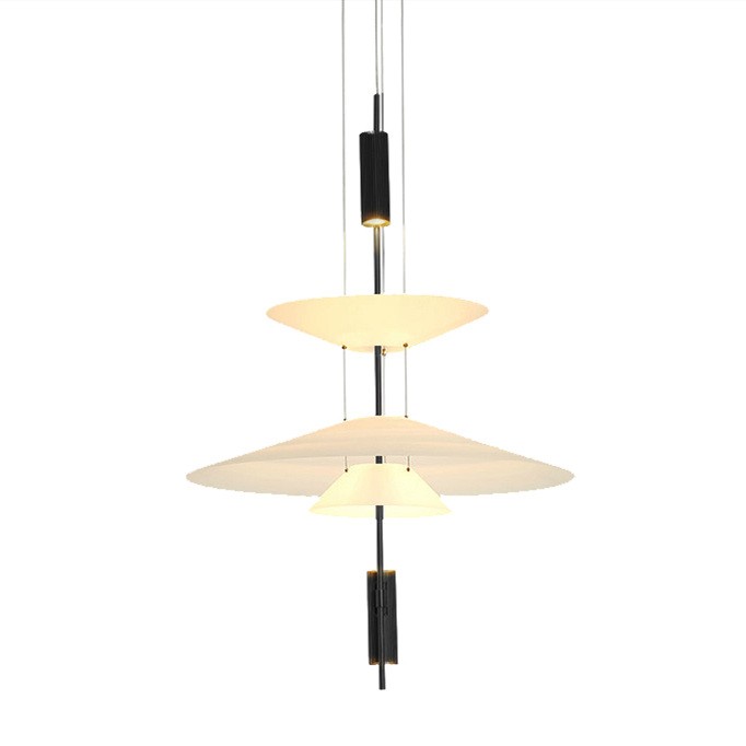 Plumeo Chandelier - Modern Layered LED Pendant for Living Room