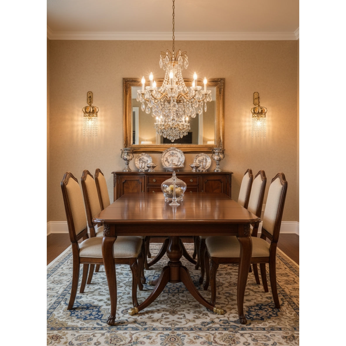 Timon Brass Crown Wall Lamp T1969