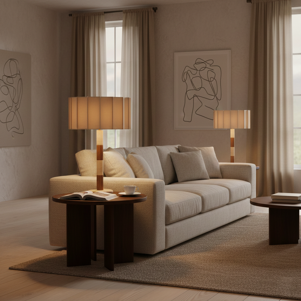 Pleated Grove Table Lamp T1440