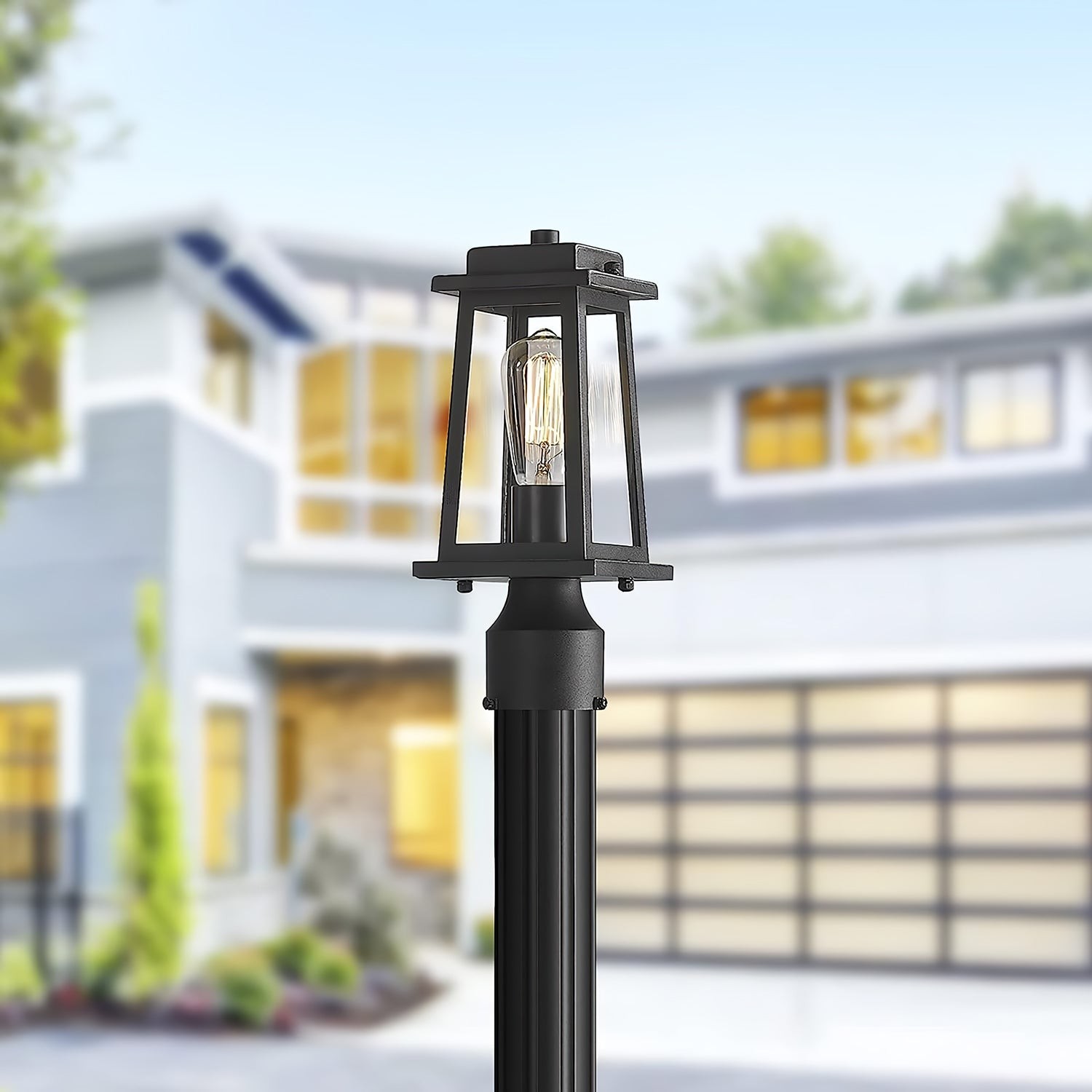 Lantern Outdoor Lamp Post Light For Yard S03