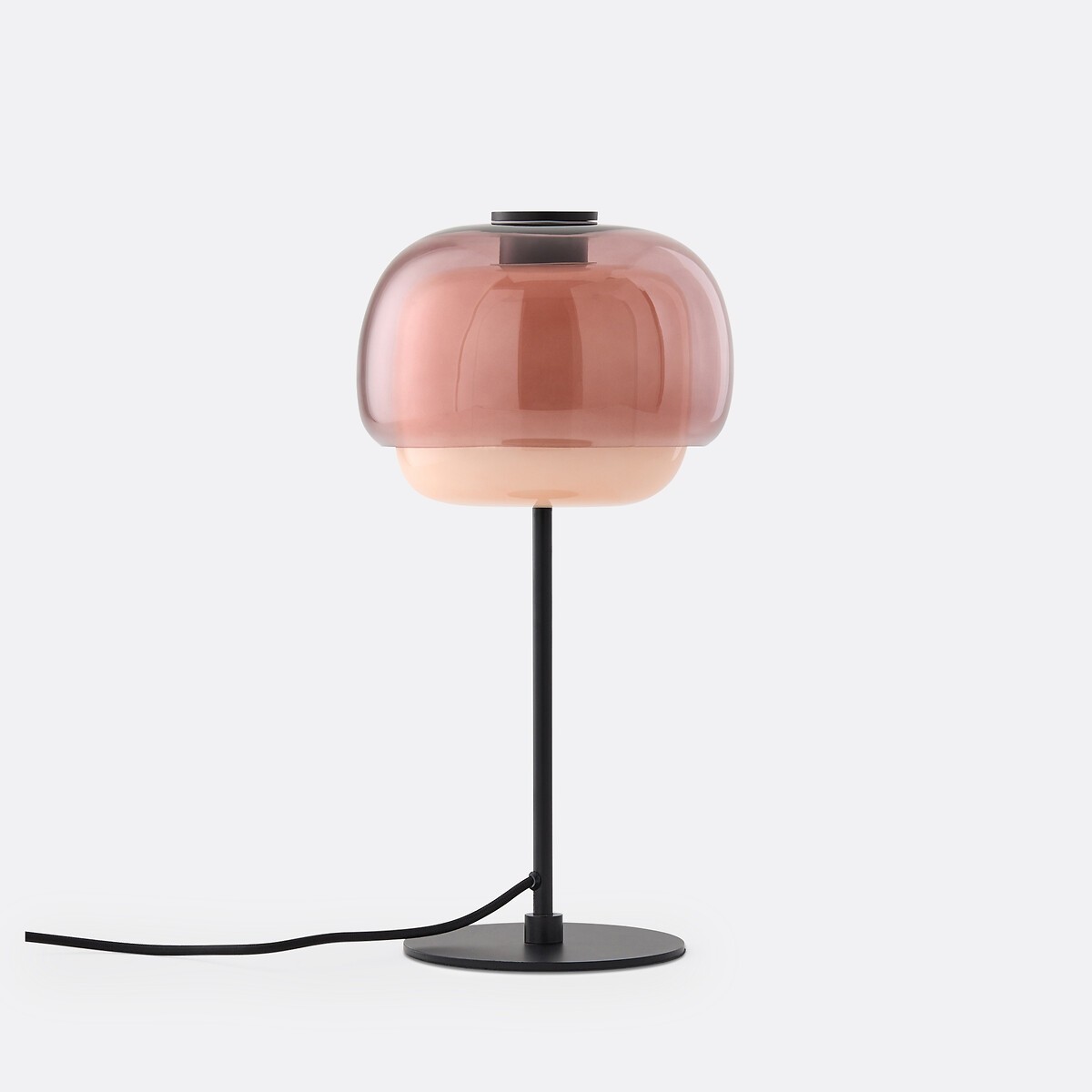 Clinco Stacked Glass Table Lamp ‑ Refined Minimalist Light for Bedroom S249