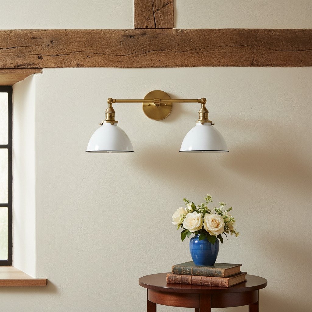 Conique Metal Industrial Vanity Light - Modern Bathroom Lighting Fixture T335
