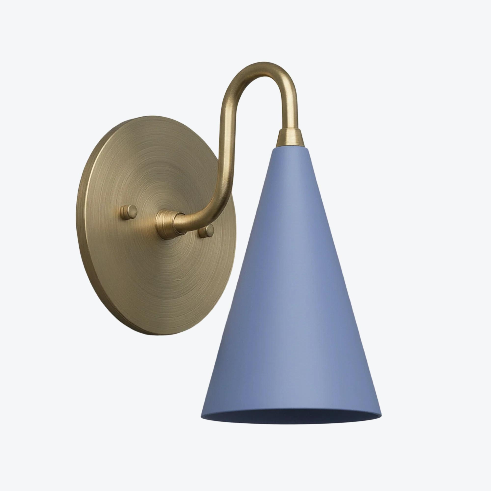 Curva Elegant Taper Shade Wall Sconce - Contemporary Accent for Living Room T780
